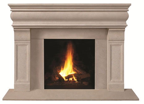 1106.511 Cast stone fireplace mantel