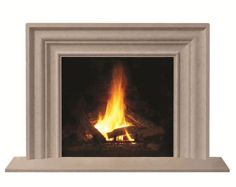 1113 Cast stone fireplace mantel