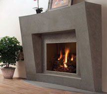 7702 stone fireplace mantle surround
